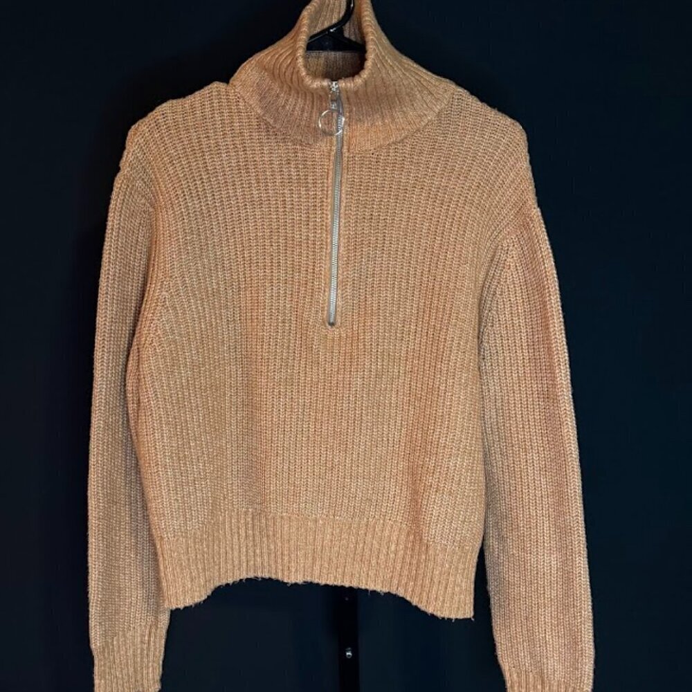 Jessica Simpson Quarter Zip Knit Sweater
